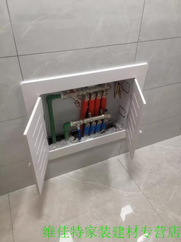 定做地暖分水器遮挡罩卫生间防水分水阀门遮挡装饰多媒体遮挡门薄定制