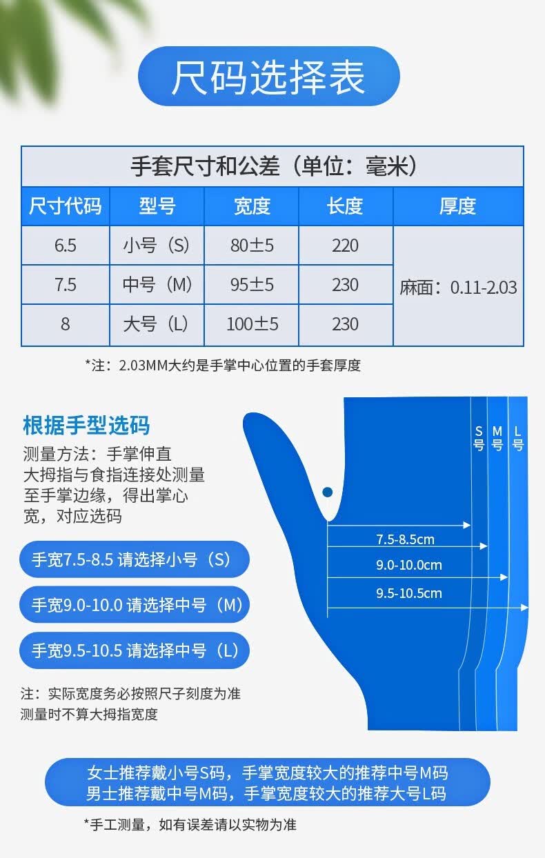 外科手术手套实验室清洁防护手套 有粉20副(40只) s【图片 价格 品牌