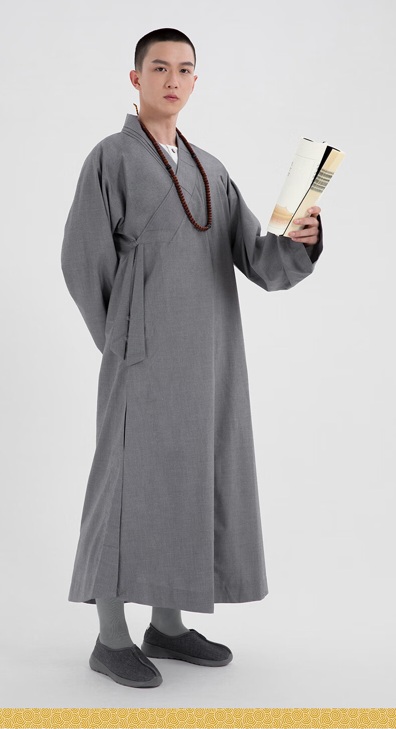 出家人僧人服装夏天衣服僧服大褂四季款长褂佛教出家僧人和尚服长衫