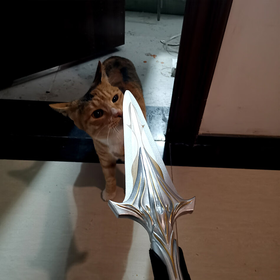 刺客信条8奥德赛周边 列奥尼达斯之矛 金属 矛模型未开刃