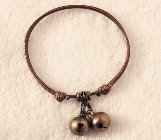 宠物狗狗铃铛项链泰迪博美项圈铃铛金毛犬小狗吊坠绳猫咪脖围项圈