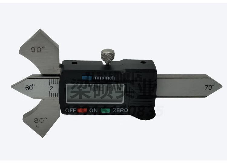高精度数显焊接检验尺焊缝尺电子焊缝规焊缝检测尺角焊缝尺 数显焊缝