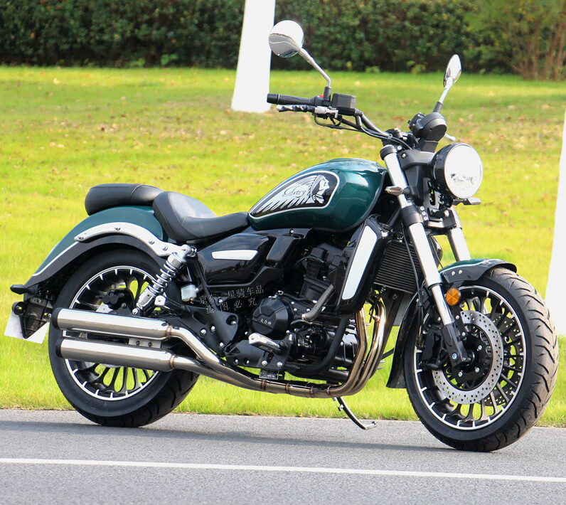ur复古太子美式巡航摩托车400cc双缸水冷电喷嘉吉摩托车飞翎太子机车