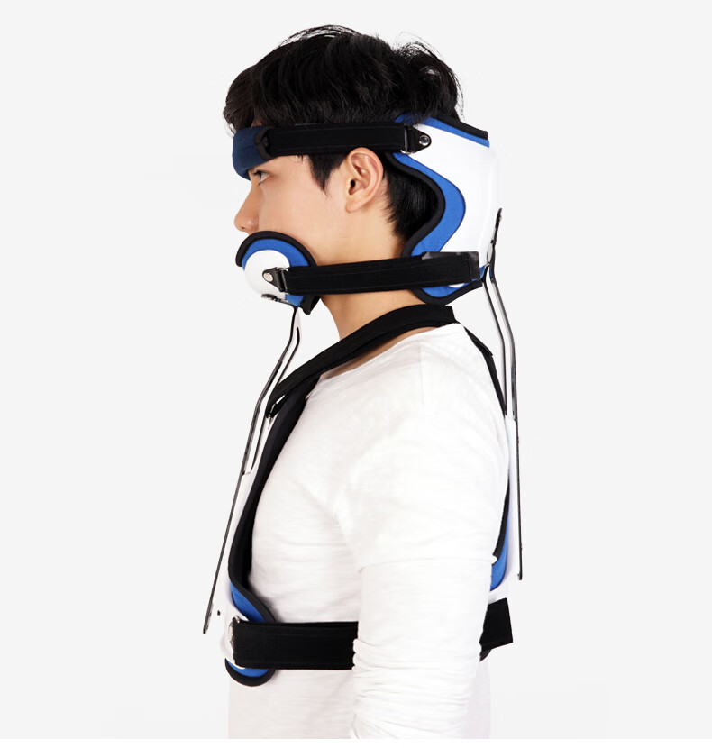 冠爱guanai头颈胸固定支具成人可调歪脖子矫形器颈椎萎缩术后康复颈托