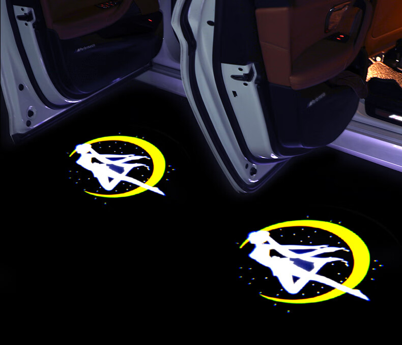 适用于沃尔沃迎宾灯s90 xc90 xc60 s80v40改装车门镭射投影灯装饰氛围