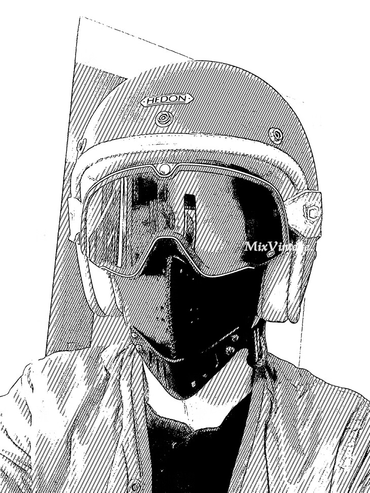 复古风镜哈雷摩托车3/4盔头盔风镜barstow机车护目镜 黑带子棕色皮纹