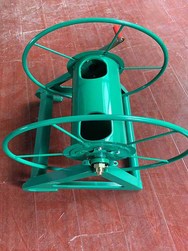 电动绕管架机水管收纳架农用打药机收管卷管器高压手摇盘管器农药200