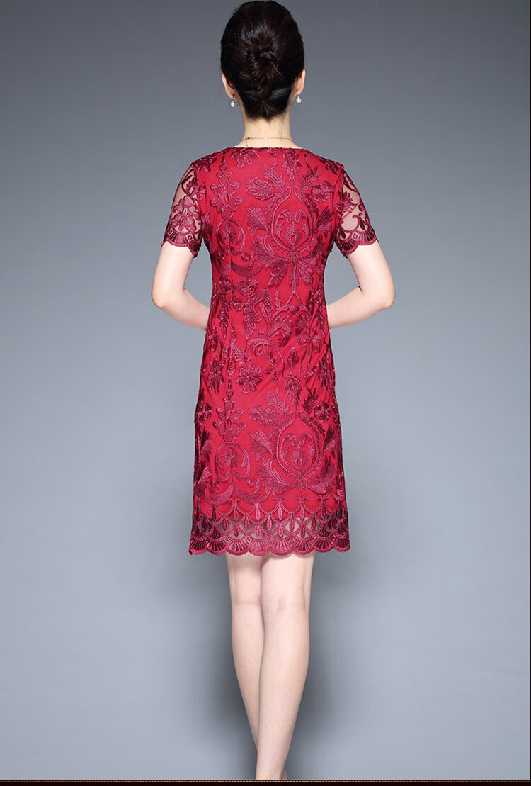 喜婆婆婚宴时尚礼服夏装五一参加新娘婚礼妈妈礼服装春夏喜庆结婚母亲