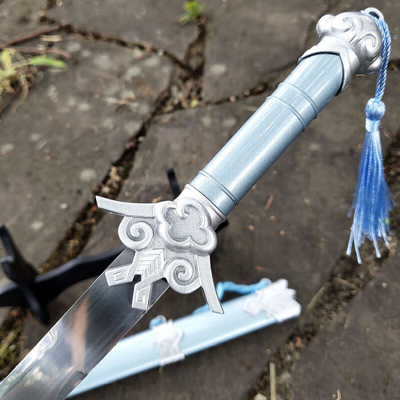 魔道cos祖师动漫周边 蓝湛蓝忘机避尘剑 魏无羡随便剑 道具未开刃 全