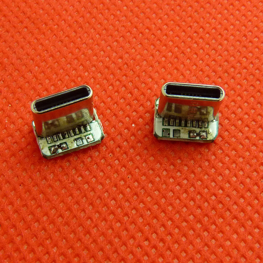 立式type-c公母焊接usb插头双面正反插type-c公座排针c母数据充电 不