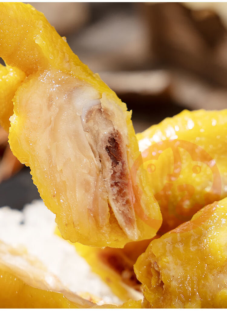 正宗梅州盐焗鸡爪小亿凤爪鸡脚广东客家特产鸡肉零食小吃熟食 盐焗鸡