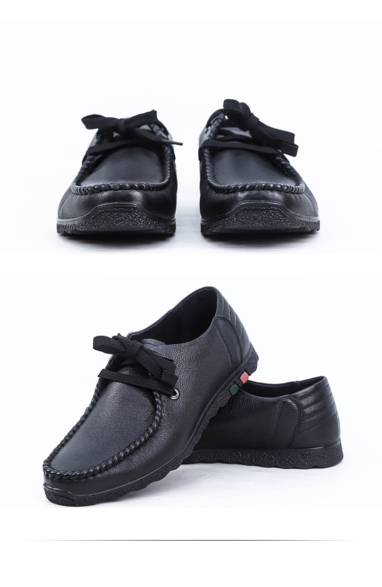 金猴jinho男士皮鞋圆头休闲鞋春秋头层牛皮豆豆鞋商务男鞋sm20519a