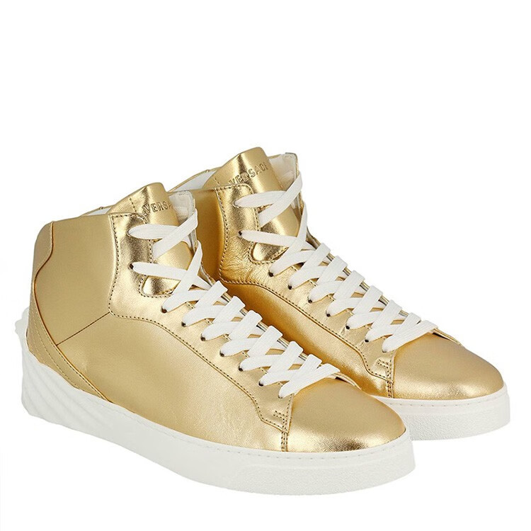 年货节versace范思哲运动鞋跑步鞋黑色男士休闲鞋男鞋鞋子礼物国内