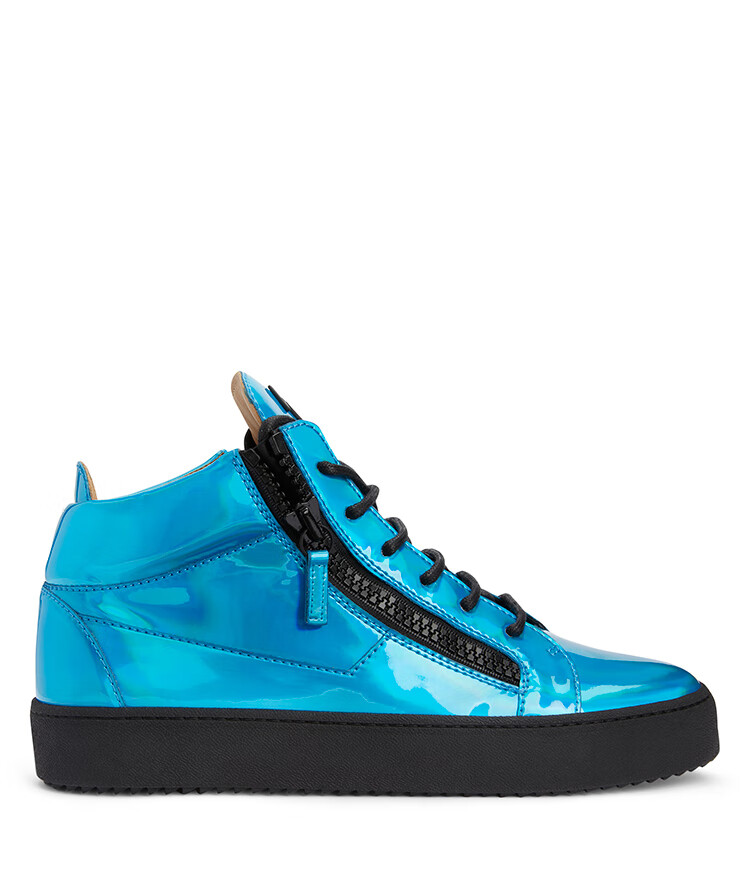 giuseppe zanotti gz男士ss22春夏新品彩色双拉链中帮运动鞋男鞋 001