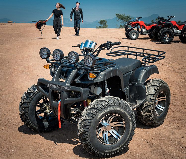 大小公牛沙滩车四轮越野万向轴传动汽油电动四驱atv摩托车 大公牛套餐
