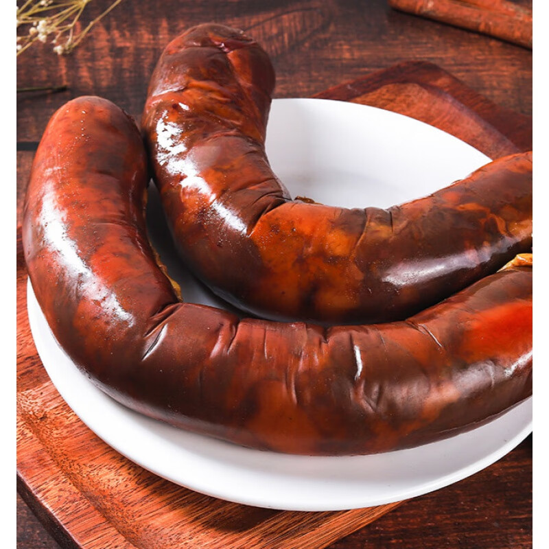 新疆哈萨克熏马肠子 新鲜 正宗 伊犁特产熏马肉熟食香肠板肠 熟熏马肉