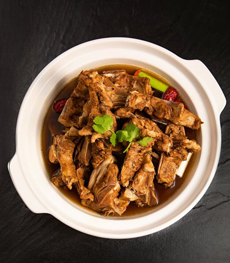 迎新年5折亮健容天老北京羊风味酱香羊脊骨龙骨食材羔羊肉火锅即食