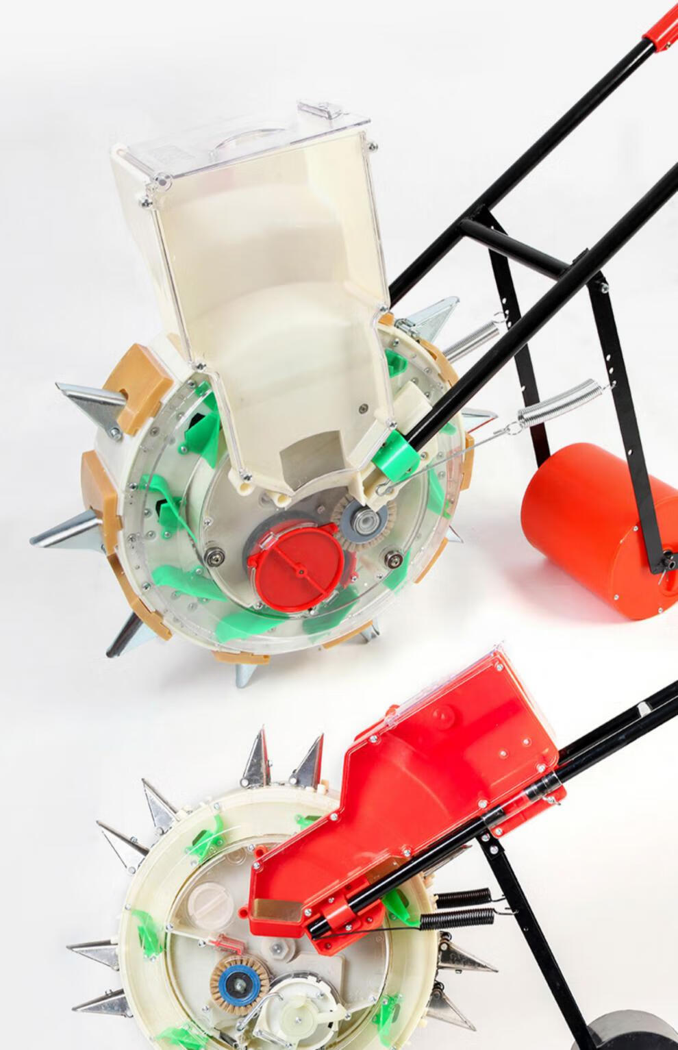 手推式滚轮玉米花生大豆播种机多功能点播精播器种植机施肥一体机10嘴