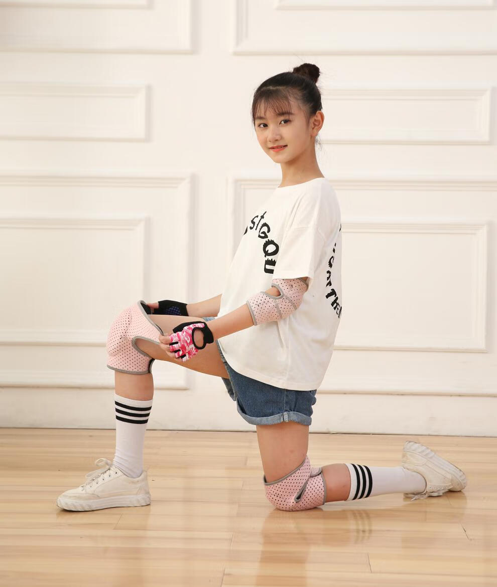 祥瀚裕舞蹈护膝女运动儿童跳舞专用膝盖保护套跪地夏季防摔瑜伽街舞