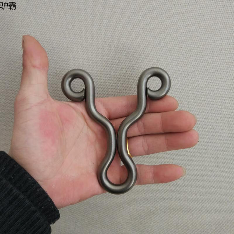 迷你弹弓户外便携弹弓传统冷弯不锈钢抛丸极化扁皮圆皮两用凹凸翘脚半