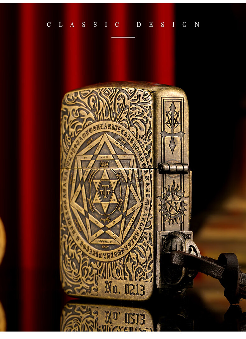 zippo原版打火机康斯坦丁救赎复刻机防风煤油打火机男士送礼救赎