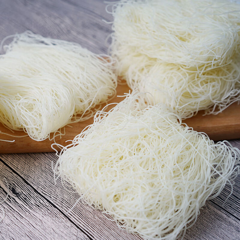 新竹米粉细粉干米线方便炒米粉3斤5斤麻辣烫火锅粉花甲粉丝批发米粉3