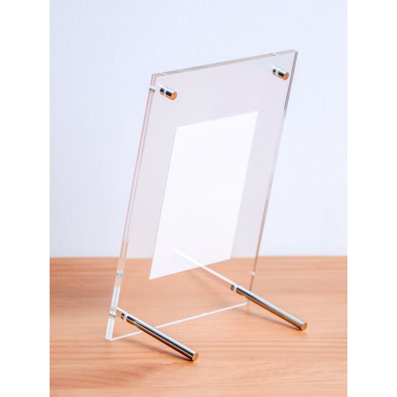 小·(mi)生态家通用6寸78寸透明水晶相框ins简约明信片照片展示画框架