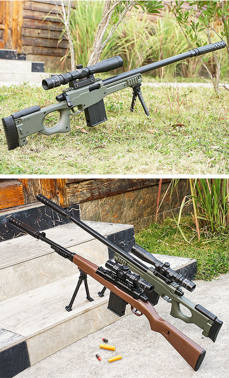 迪士尼disney旗舰同款awm98k儿童玩具枪抛壳软弹枪绝地求生和平精英