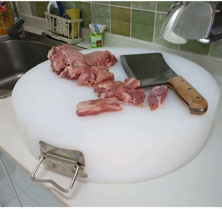 剁肉墩子定做分层菜板剁肉斩骨占板圆形厨房酒店用直径45cm厚0cm分5层