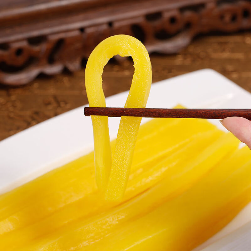 腌萝卜盐渍萝卜500g寿司萝卜大根条寿司料理腌黄萝卜条寿司调料lj5袋