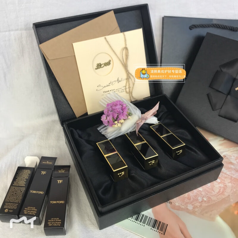 【七夕礼物】汤姆福特tom ford/tf口红礼盒套装情人节送女友 生日浪漫