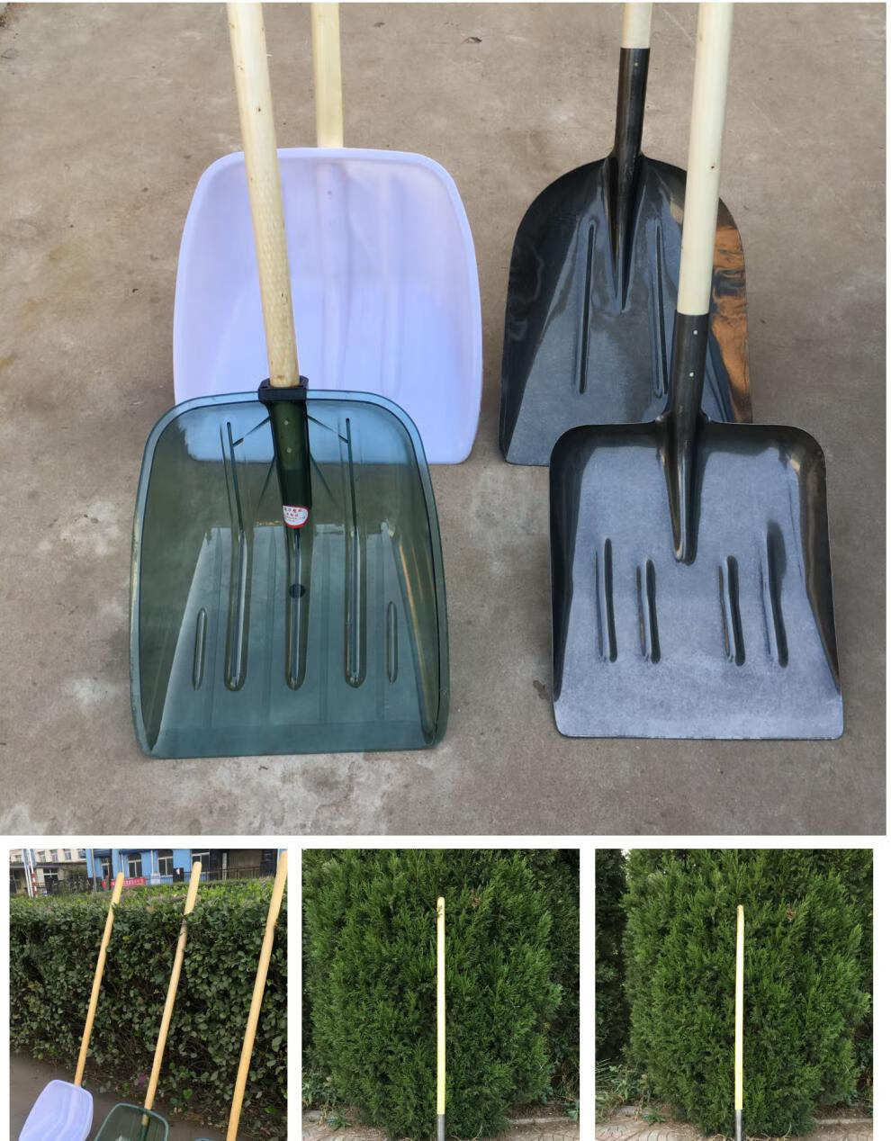 推雪铲特大锰钢铲雪铲子扫雪工具专用清雪神器除雪铲推雪板大号 超硬