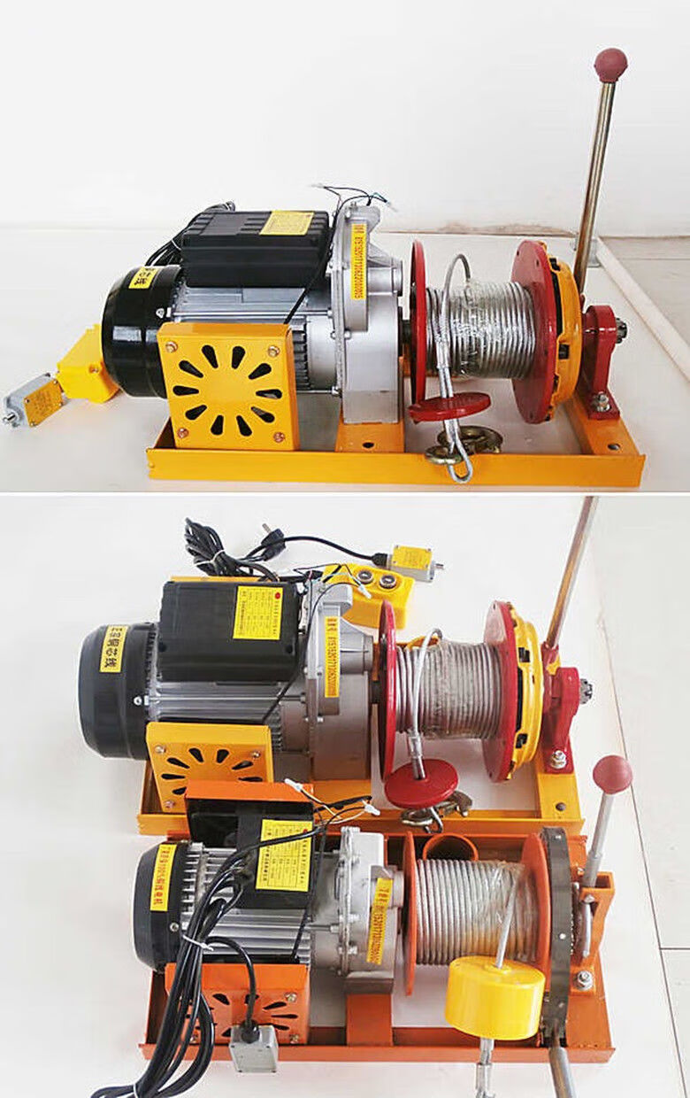 室内吊运机建筑装修门窗吊机提升机高楼吊物神器220家用吊机 加厚普通