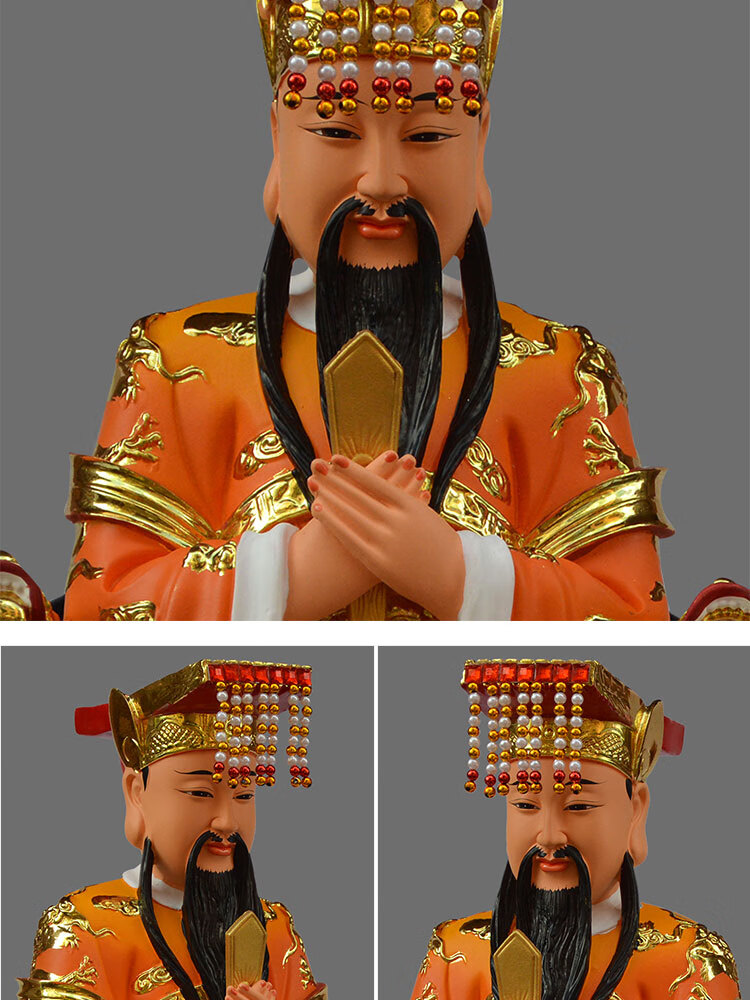 uyuk东岳大帝神像 道教神像汉白玉供奉摆件泰山东狱大帝北极紫微大帝