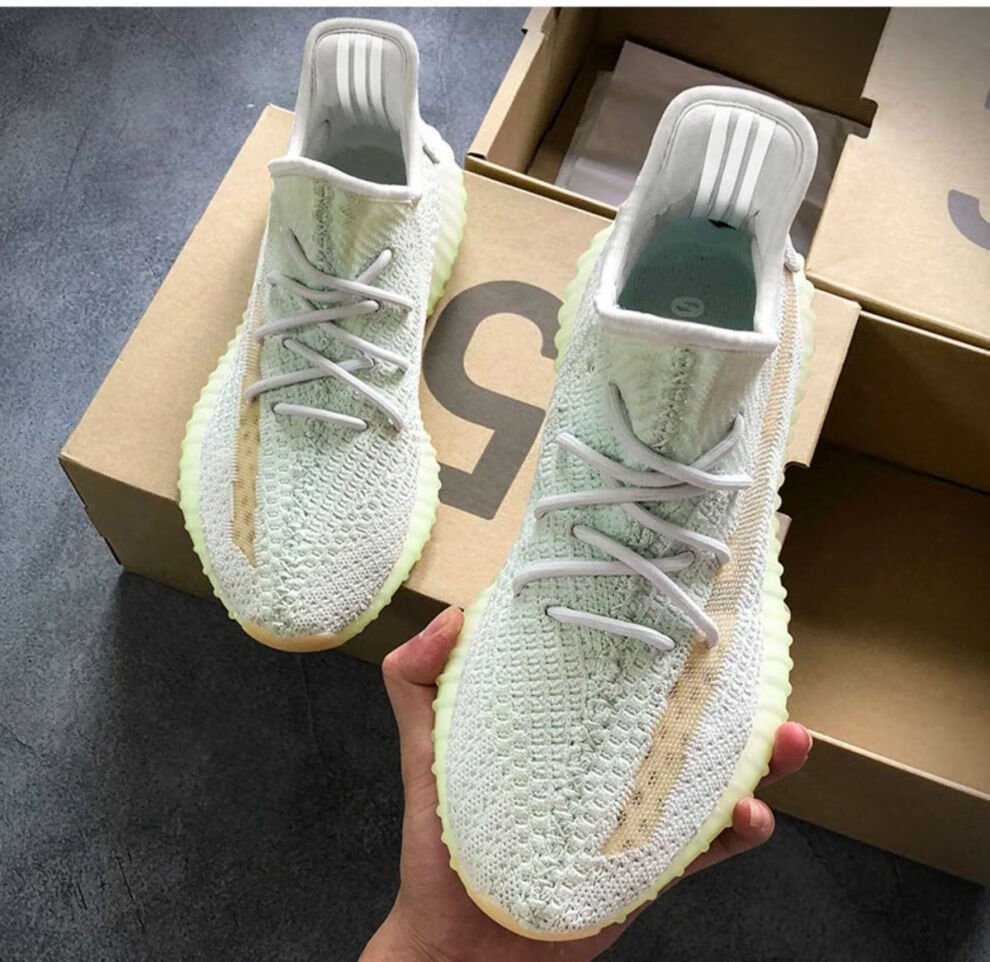 椰子鞋女350正版v2脏橙天使满天星天使真爆三杠鞋男女运动跑步鞋白