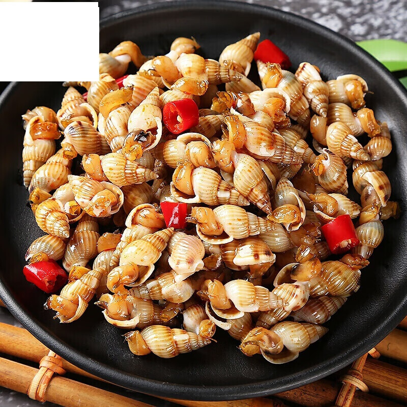 麻辣海瓜子香辣水产海鲜即食小海螺丝海锥280g罐装