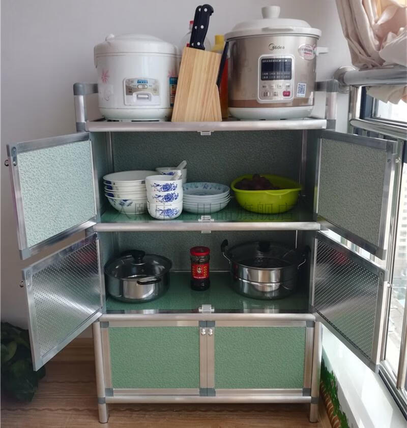 碗柜厨房柜农村 碗橱柜落地农村家用厨房放碗的碗柜老式多层橱柜