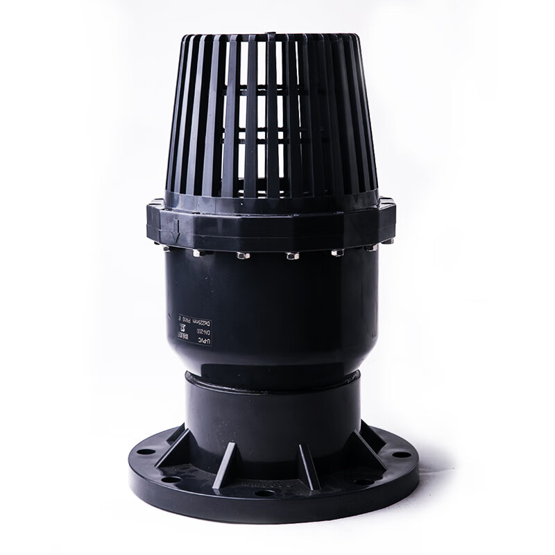 upvc法兰翻板式底阀耐酸碱塑料底阀吸水阀滤水阀dn80