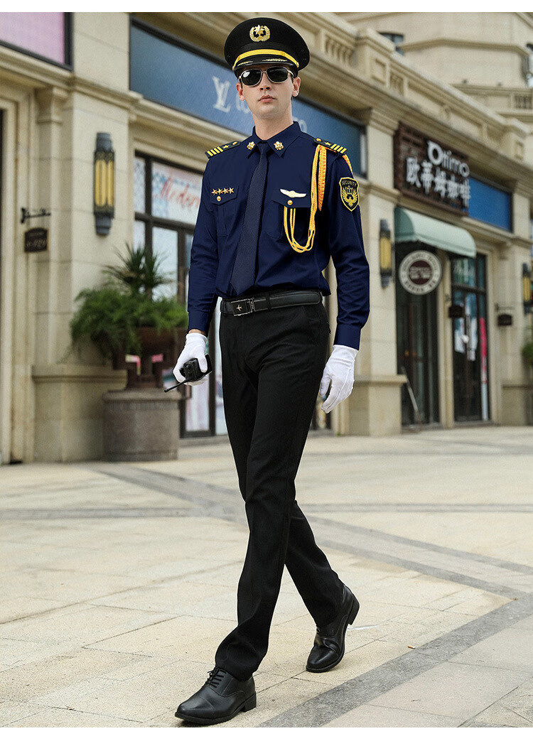 售楼部保安形象岗夏装礼宾服制服新款保安工作服套装春夏季短袖衬衫