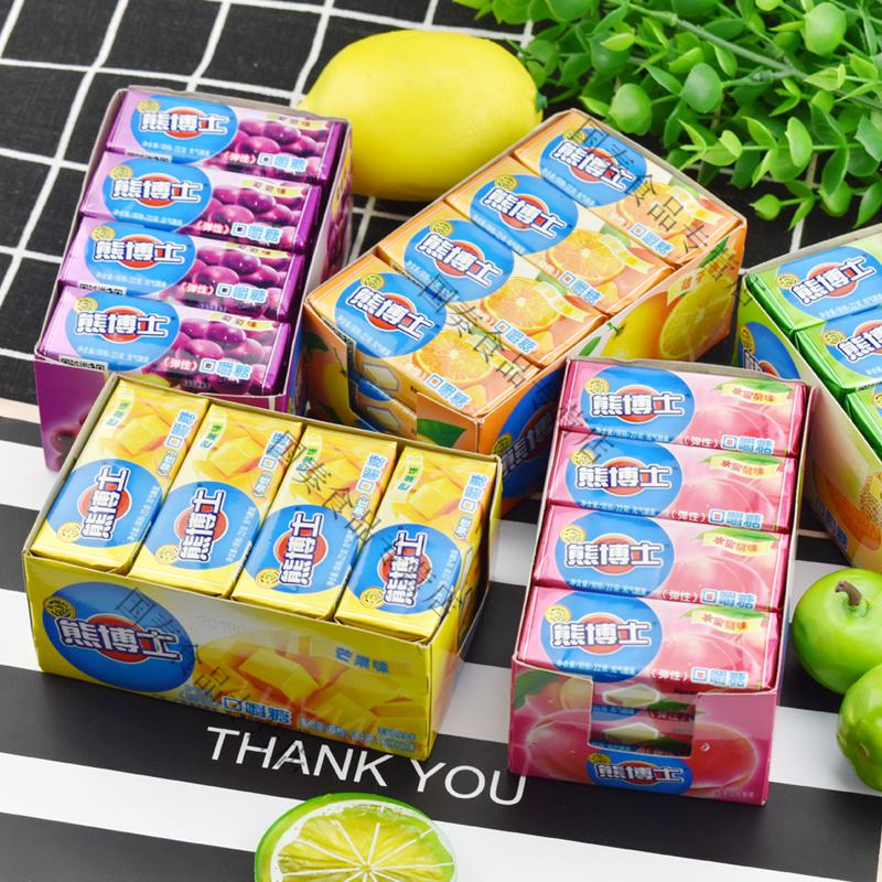 熊博士 口嚼糖果汁软糖 瑞士糖 充气糖 休闲零食 盒装 糖果 22克可乐