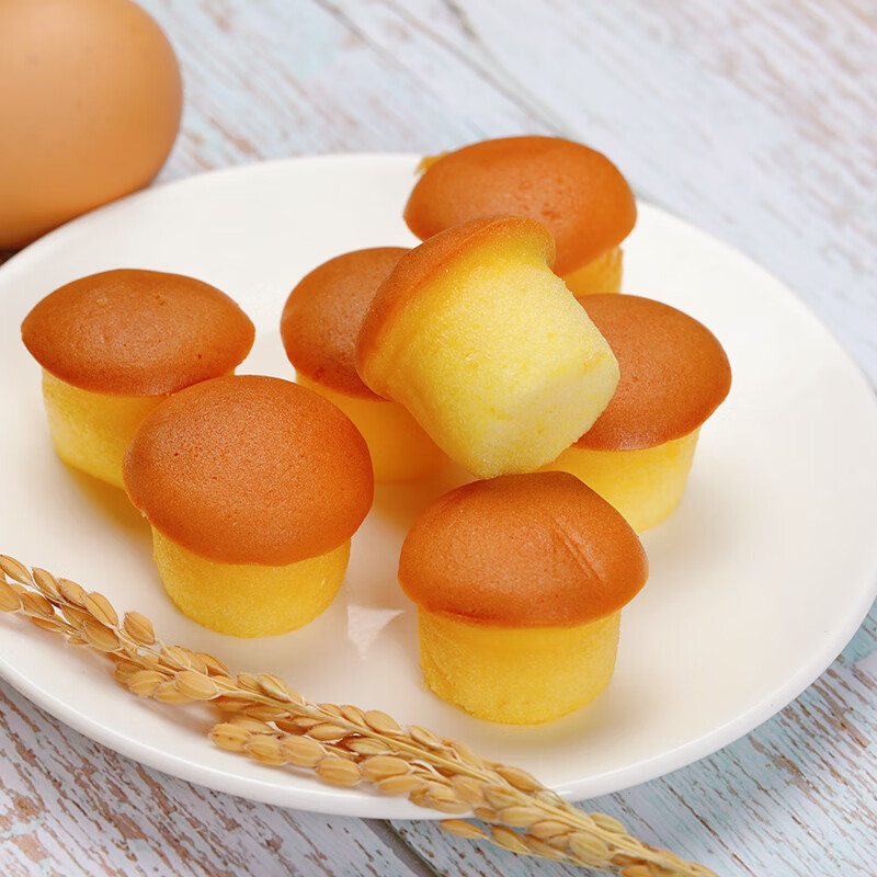 国宇港式鸡蛋仔小小蛋糕原味一口小蛋糕孩子早餐零食 【整箱4斤港式