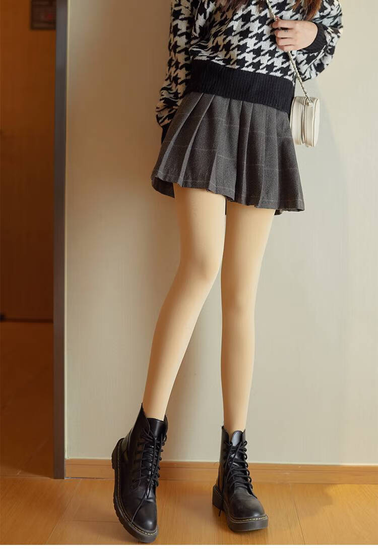 浪莎光腿神器连裤袜子单层显瘦秋冬季裸感女加绒加厚高腰肉色打底裤袜