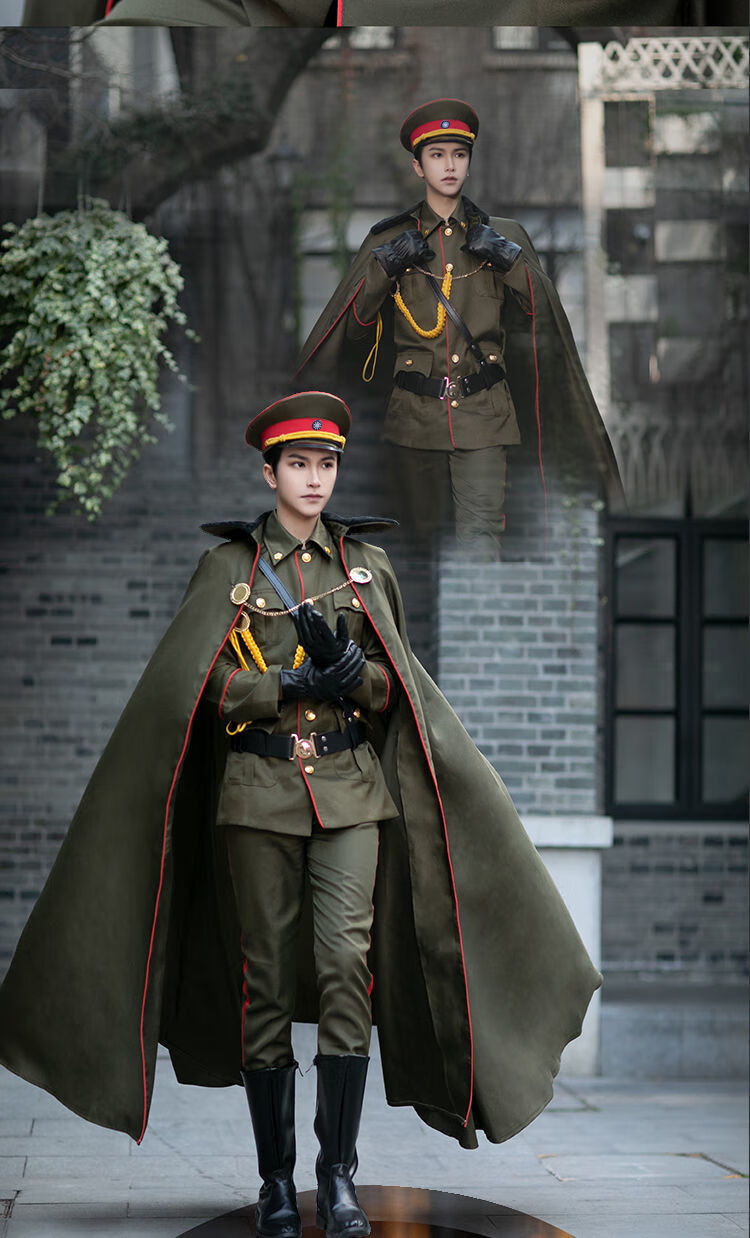 虞归晚军阀装大帅服老九门张大佛爷同款军阀装表演服cosplay服套装 男