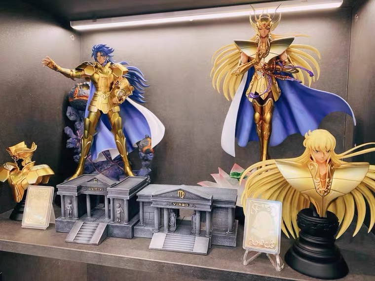 圣斗士手办foc沙加座十二星座黄金圣斗士gk限量雕像共鸣第二批预定