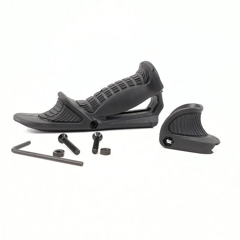 握把战术 垂直握把金属软玩具配件三角尼龙柄 握rvg三角鸭嘴把拇指前