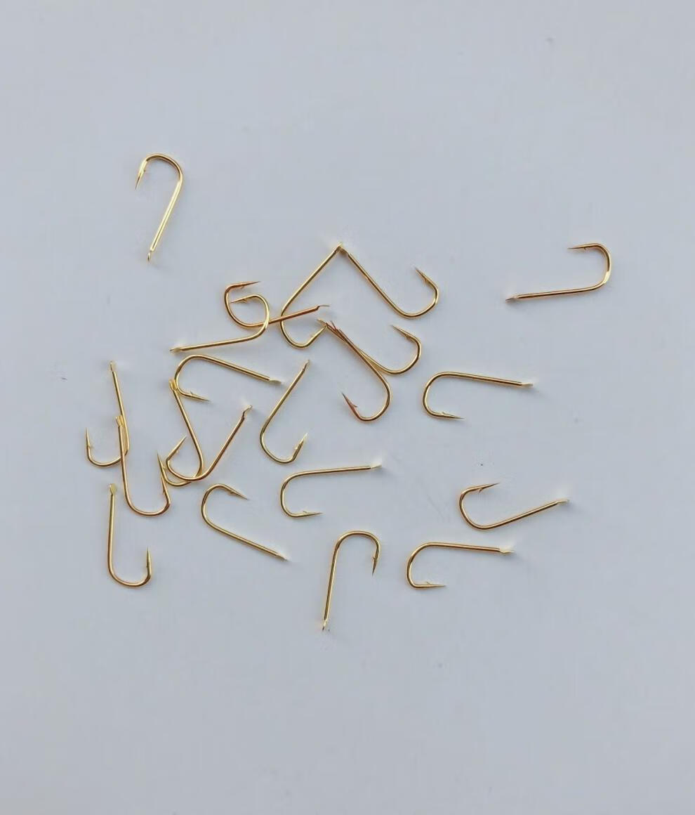 f金袖鱼钩散装进口细条鱼钩袖钩有刺无刺可选鲫鱼钩钓鱼钩钓鱼用品音