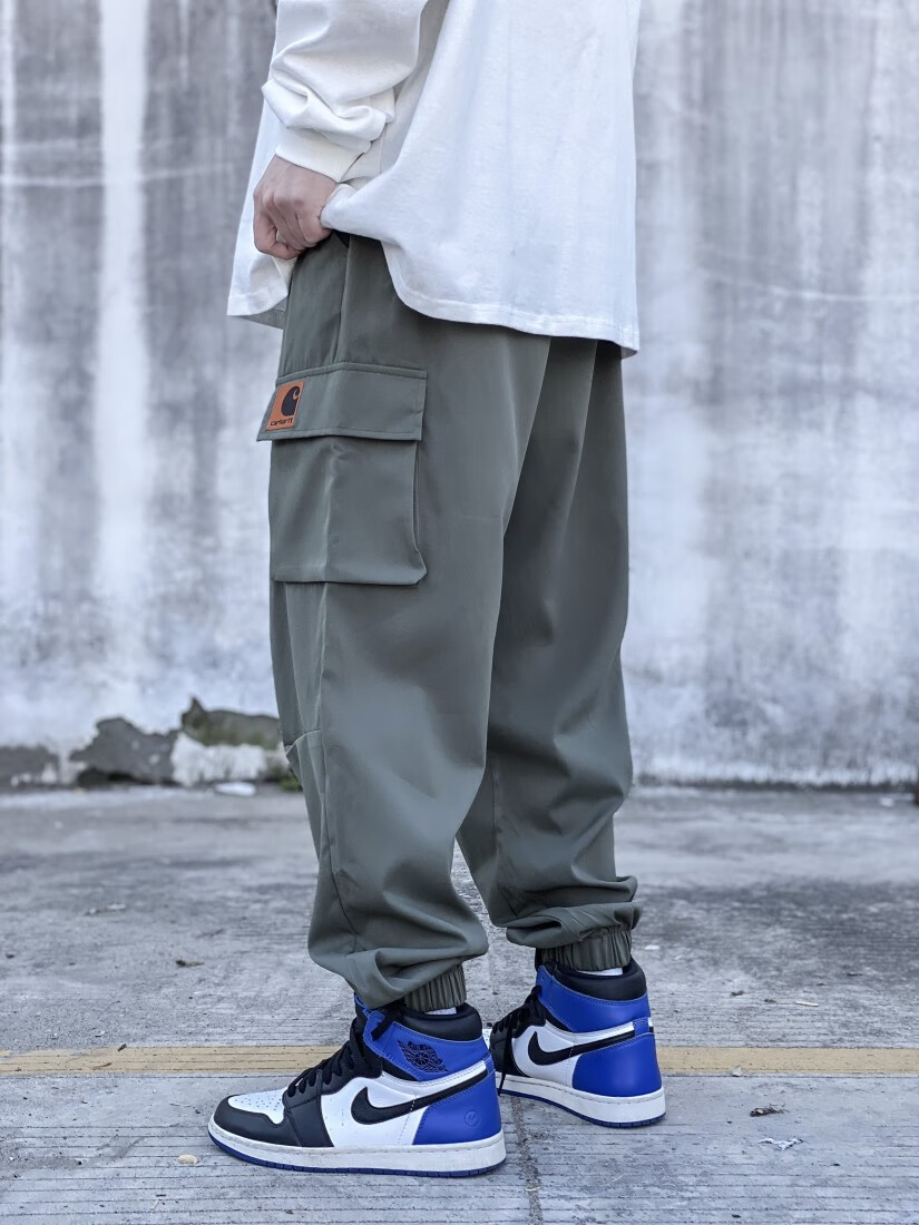卡哈特工装裤carhartt卡哈特日系工装薄款多口袋束腿机能工装裤男户外