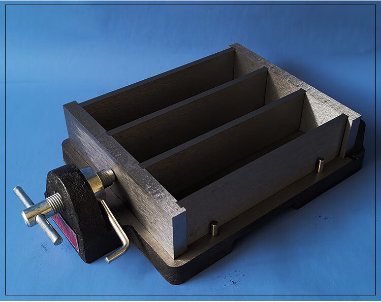 水泥胶砂试模三联软练试块模具钢模4040160抗折灌浆料4040160mm钢模可