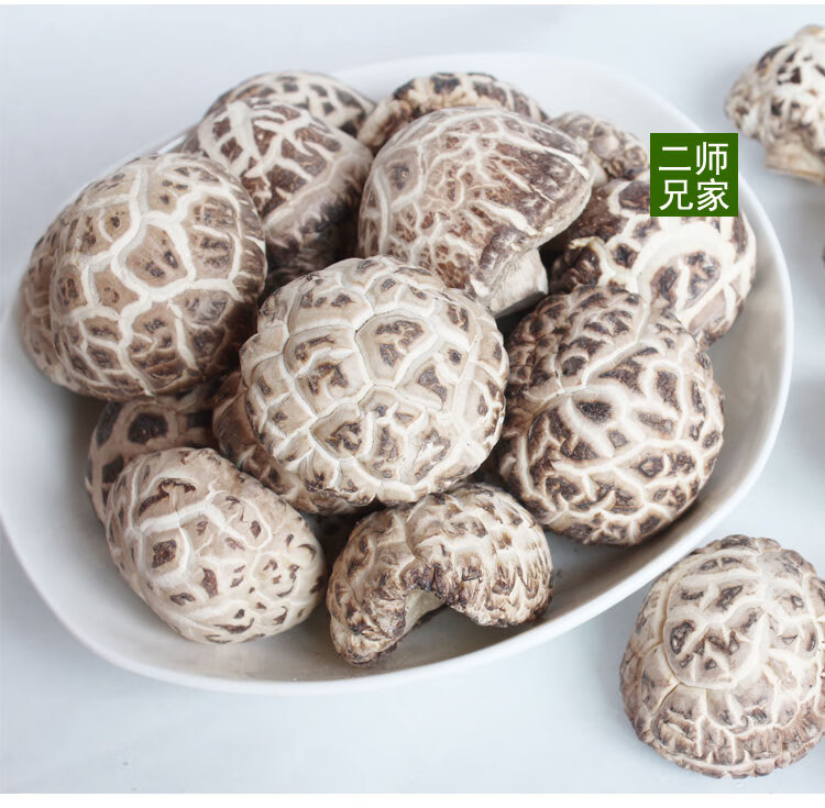 味小府(wei xiao fu) 随州特产农家野生干蘑菇花茹干货香菇大花菇500g