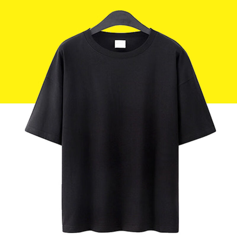 t恤班服定制印照片logo男女衣服广告衫工作服diy自定义图案潮黑色印制